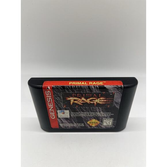 Primal Rage Sega Genesis Video Game Cartridge Tested - Picture 1 of 4